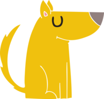 eigenzinnige handgetekende cartoonhond png