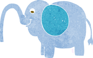 elefante de desenho animado esguichando água png