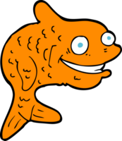 Cartoon glücklicher Fisch png