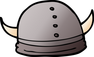 Cartoon-Doodle-Wikinger-Helm png