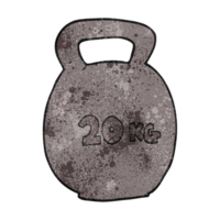 texturé dessin animé 20 kg bouilloire cloche png