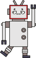 simpatico cartone animato robot png