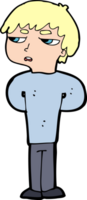 cartoon antisocial boy png