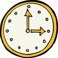 Cartoon-Uhr-Symbol png