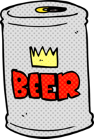 canette de bière de dessin animé png