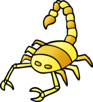 cartoon doodle of a scorpion png