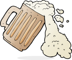 cartoon mug of beer png