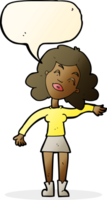 cartoon woman only joking with speech bubble png