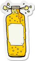 sticker of a cartoon fizzy pop png