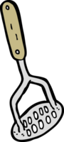 tecknad serie potatis masher png