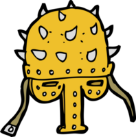 cartoon spiked helmet png