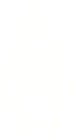 Christmas Pig Chalk Drawing png