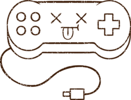 Kohlezeichnung eines toten Controllers png