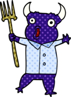 tecknad serie klotter demon monster png