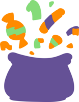 bag of halloween candy png
