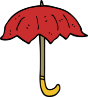 caricatura, garabato, paraguas abierto png