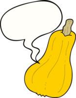 cartoon squash and speech bubble png