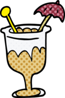 cocktail di doodle dei cartoni animati png