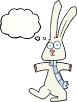 pensée bulle dessin animé lapin png