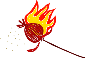 fleur de pavot de dessin animé png