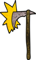 cartoon doodle viking axe png