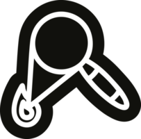 magnifying glass burning icon png
