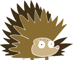 cartoon doodle spiky hedgehog png