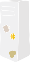 flat color style cartoon locker png