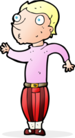 cartoon man in loud clothes png