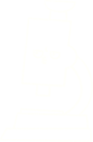 dibujo de tiza de microscopio png