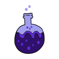 drawn cartoon magic potion png