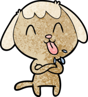 chien de dessin animé mignon png