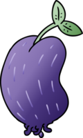 drawn gradient cartoon of a sprouting bean png