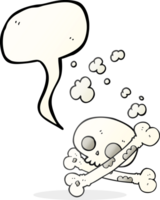 drawn speech bubble cartoon old pile of bones png