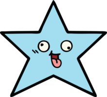 cute cartoon of a star fish png