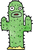 cartoon doodle cactus png