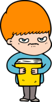 annoyed cartoon boy png