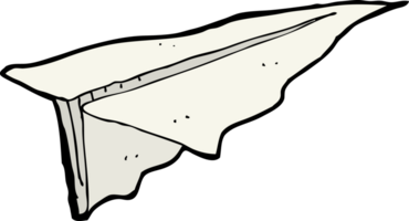 cartoon paper aeroplane png