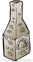 dessin animé vieille cheminée de poêle png