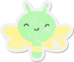 cute cartoon bug grunge sticker png