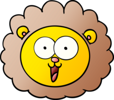 cartoon lion face png