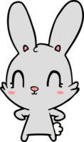 cute cartoon rabbit png