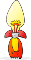 drawn cartoon amazing rocket ship of an idea png