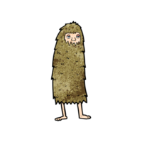 cartoon hairy monster man png