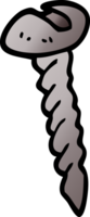 cartoon doodle metal screw png