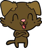 laughing cartoon dog png