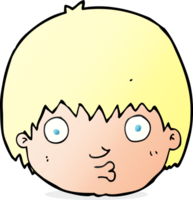 cartoon curious boy png