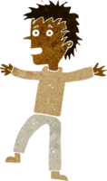 cartone animato uomo felice png