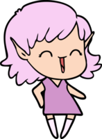 Cartoon-Elf-Mädchen png