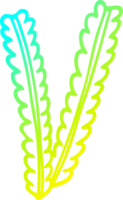 cold gradient line drawing of a cartoon strands of wheat png